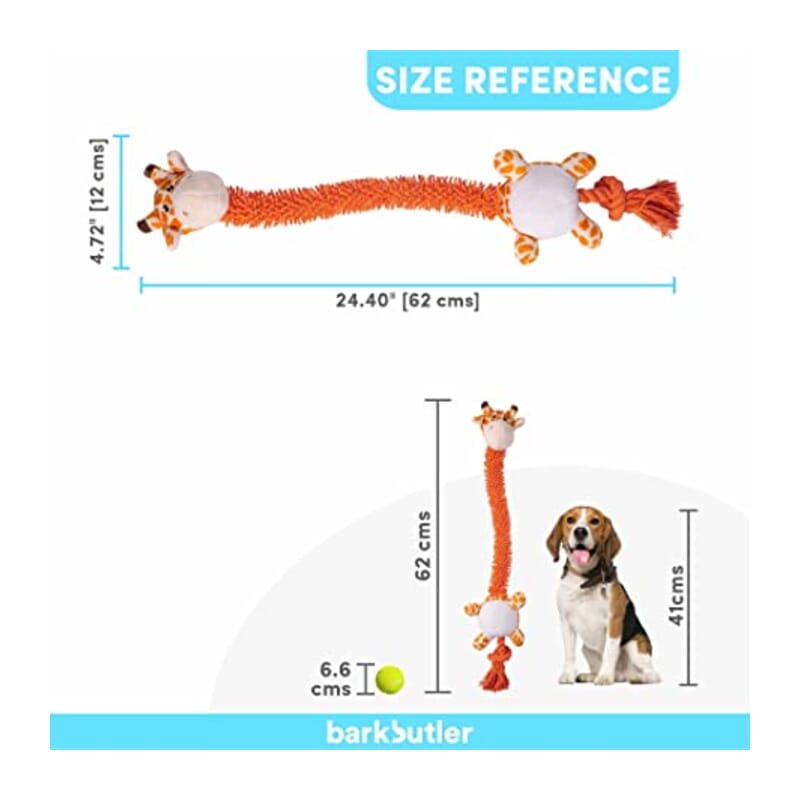 Barkbutler Garry The Giraffe Chew Toy - Wagr Petcare