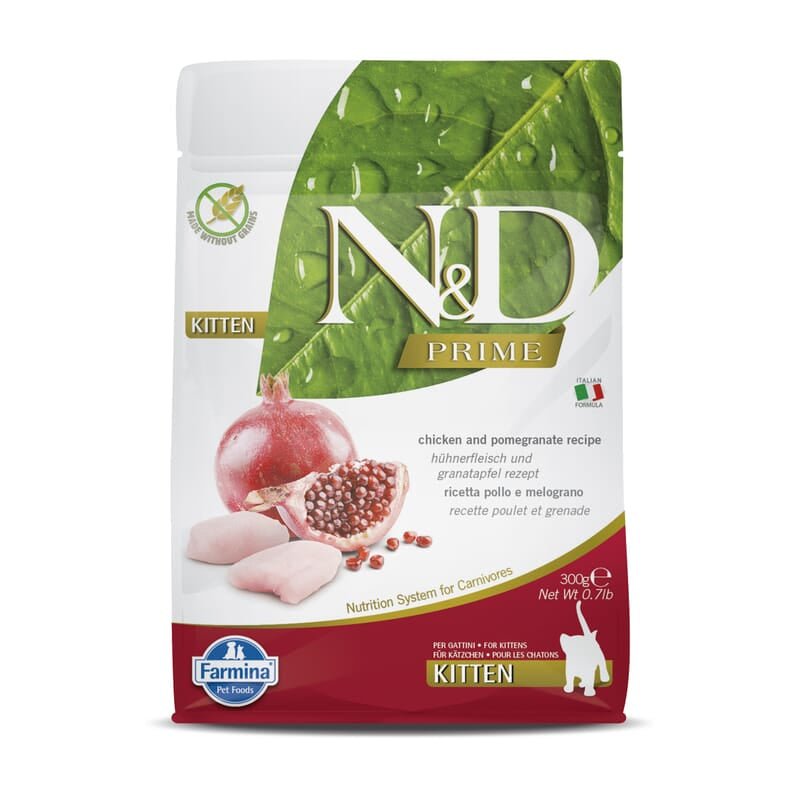 FARMINA N&D Prime - Chicken & Pomegranate - Cat Dry Food - Kitten - Wagr - The Smart Petcare Platform