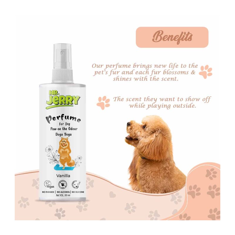 Mr . Jerry Dog Vanilla Perfume, 60ml - Wagr Petcare