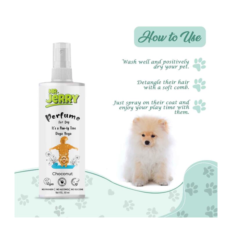 Mr . Jerry Dog Vanilla Perfume, 60ml - Wagr Petcare