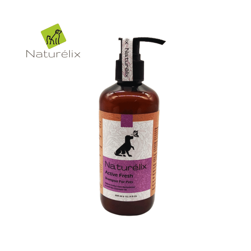 Naturelix Active Fresh Dog Shampoo-Odour Control Shampoo for Dogs, 300ml - Wagr - The Smart Petcare Platform